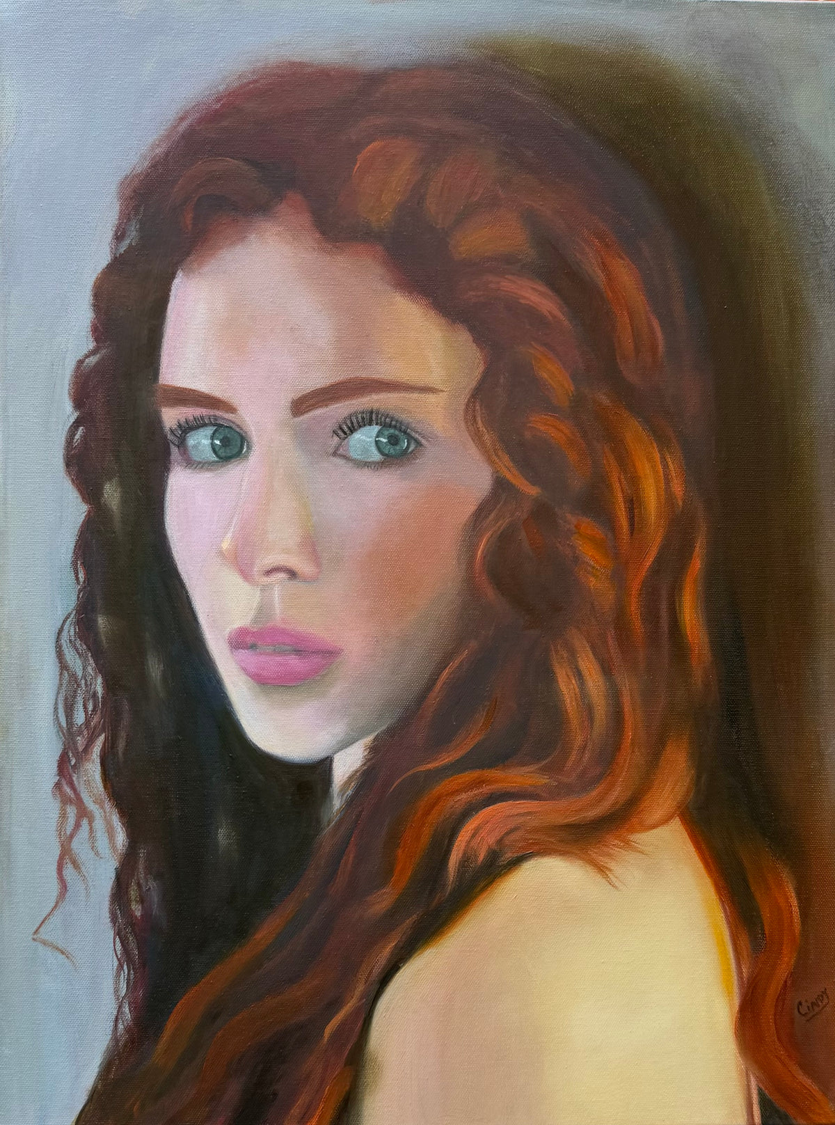 The Redhead - Original Oil Painting