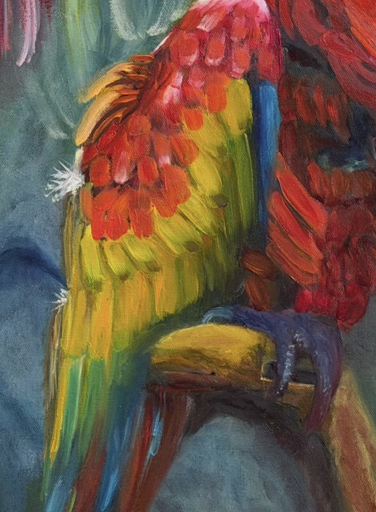 Scarlet Majesty - Original Oil Painting