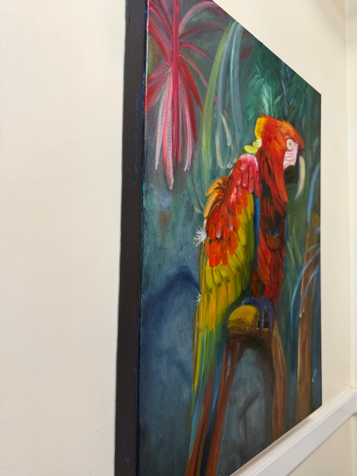Scarlet Majesty - Original Oil Painting