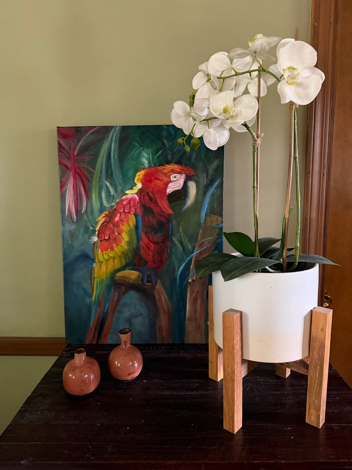Scarlet Majesty - Original Oil Painting