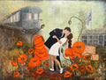 The Kiss - Original Acrylic Painting