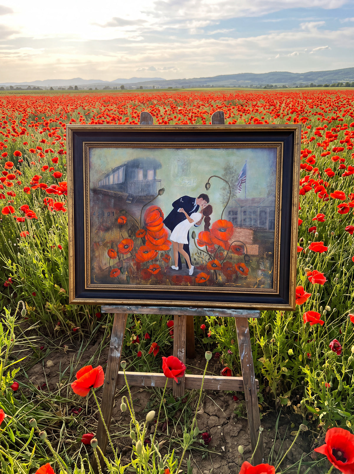 The Kiss - Fine Art Print