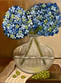 Two Hydrangeas in My Kitchen - Fine Art Print